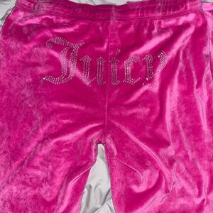 Juicy Couture Pink Velour Pants